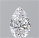 Natural Diamond 0.70 Carats, Pear with  Cut, D Color, VS1 Clarity and Certified by GIA