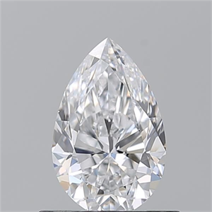 Picture of Natural Diamond 0.70 Carats, Pear with  Cut, D Color, VS1 Clarity and Certified by GIA
