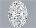 Diamante Natural 0.45 quilates, Ovalado , Color E, claridad SI2 y certificado GIA