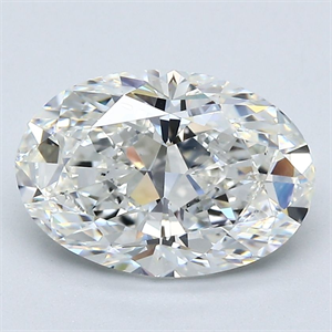Foto Diamante Natural 2.52 quilates, Ovalado , Color G, claridad VS2 y certificado GIA de