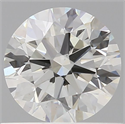 Natural Diamond 0.70 Carats, Round with Excellent Cut, H Color, VS2 Clarity and Certified by GIA