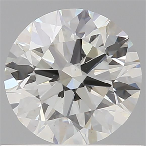 Picture of Natural Diamond 0.70 Carats, Round with Excellent Cut, H Color, VS2 Clarity and Certified by GIA