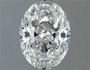 Foto Diamante Natural 1.32 quilates, Ovalado , Color H, claridad SI2 y certificado IGI de