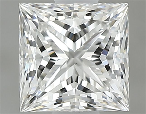 Foto Diamante Natural 0.63 quilates, Princesa , Color F, claridad VS1 y certificado GIA de