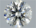 Diamante Natural 2.50 quilates, Redondo , Color K, claridad VVS1 y certificado GIA