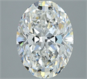 Natural Diamond 2.50 Carats, Oval with  Cut, F Color, VS1 Clarity and Certified by GIA
