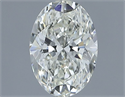 Diamante Natural 0.50 quilates, Ovalado , Color J, claridad IF y certificado IGI