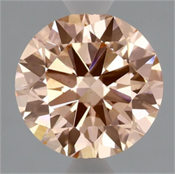 Picture of Lab Grown Diamond 1.99 Carats, Round with Excellent Cut, Fancy Vivid Pink Color, VS2 Clarity and Certified by IGI
