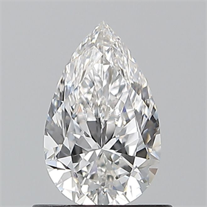 Foto Diamante Natural 0.73 quilates, De pera , Color E, claridad VVS2 y certificado GIA de