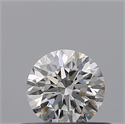 Natural Diamond 0.40 Carats, Round with Excellent Cut, E Color, VVS2 Clarity and Certified by GIA