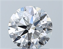 Natural Diamond 0.81 Carats, Round with Excellent Cut, D Color, VS1 Clarity and Certified by GIA