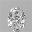 Natural Diamond 1.01 Carats, Oval with  Cut, D Color, VVS2 Clarity and Certified by GIA