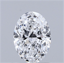Natural Diamond 0.70 Carats, Oval with  Cut, E Color, VS2 Clarity and Certified by GIA