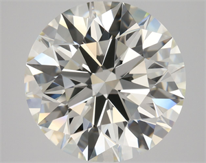 Picture of Natural Diamond 3.50 Carats, Round with Excellent Cut, J Color, VVS1 Clarity and Certified by GIA