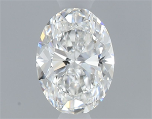 Picture of Natural Diamond 0.40 Carats, Oval with  Cut, F Color, IF Clarity and Certified by GIA