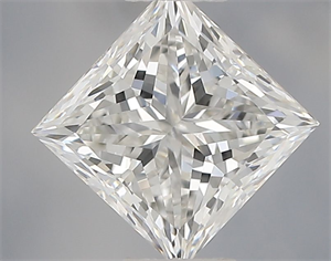 Picture of Natural Diamond 0.75 Carats, Princess with  Cut, F Color, VS1 Clarity and Certified by IGI