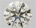 Natural Diamond 1.20 Carats, Round with Excellent Cut, J Color, VS2 Clarity and Certified by IGI