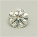 Natural Diamond 0.72 Carats, Round with Very Good Cut, L Color, I1 Clarity and Certified by GIA