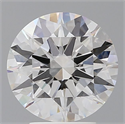Lab Grown Diamond 3.58 Carats, Round with Ideal Cut, E Color, VVS2 Clarity and Certified by IGI