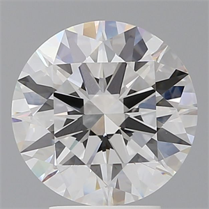 Picture of Lab Grown Diamond 3.58 Carats, Round with Ideal Cut, E Color, VVS2 Clarity and Certified by IGI