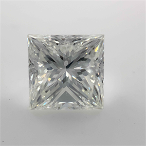 Foto Diamante Natural 3.08 quilates, Princesa , Color I, claridad VS2 y certificado GIA de
