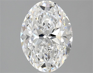 Picture of Natural Diamond 2.00 Carats, Oval with  Cut, E Color, VS2 Clarity and Certified by GIA
