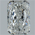 Natural Diamond 1.01 Carats, Radiant with  Cut, F Color, SI1 Clarity and Certified by GIA