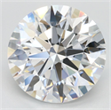Lab Grown Diamond 4.59 Carats, Round with Excellent Cut, D Color, VVS1 Clarity and Certified by GIA