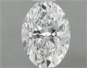 Diamante Natural 0.40 quilates, Ovalado , Color E, claridad VS2 y certificado GIA