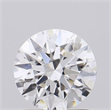 Lab Grown Diamond 0.94 Carats, Round with Ideal Cut, E Color, VVS1 Clarity and Certified by IGI