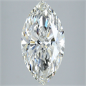 Natural Diamond 4.20 Carats, Marquise with  Cut, I Color, SI2 Clarity and Certified by GIA