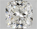 Natural Diamond 1.71 Carats, Cushion with  Cut, I Color, VS1 Clarity and Certified by GIA