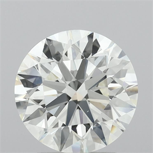 Picture of Natural Diamond 2.62 Carats, Round with Excellent Cut, I Color, VS2 Clarity and Certified by IGI