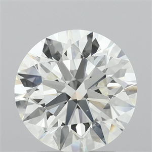 Picture of Natural Diamond 2.62 Carats, Round with Excellent Cut, I Color, VS2 Clarity and Certified by IGI