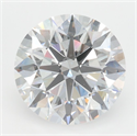Lab Grown Diamond 3.08 Carats, Round with Excellent Cut, D Color, VVS2 Clarity and Certified by GIA