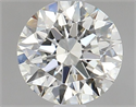 Natural Diamond 1.01 Carats, Round with Excellent Cut, K Color, VS2 Clarity and Certified by GIA