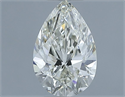 Natural Diamond 0.70 Carats, Pear with  Cut, I Color, VVS2 Clarity and Certified by IGI