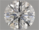 Natural Diamond 0.71 Carats, Round with Excellent Cut, J Color, I1 Clarity and Certified by GIA