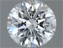 Natural Diamond 1.20 Carats, Round with Excellent Cut, F Color, SI1 Clarity and Certified by IGI