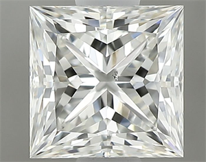 Foto Diamante Natural 0.71 quilates, Princesa , Color I, claridad VS2 y certificado GIA de