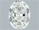 Natural Diamond 1.30 Carats, Oval with  Cut, I Color, VVS2 Clarity and Certified by GIA