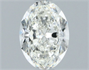 Natural Diamond 1.30 Carats, Oval with  Cut, I Color, VVS2 Clarity and Certified by GIA