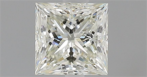 Picture of Natural Diamond 1.00 Carats, Princess with  Cut, L Color, VS2 Clarity and Certified by GIA