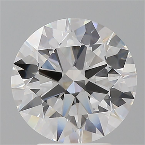 Picture of Lab Grown Diamond 3.60 Carats, Round with Ideal Cut, E Color, VVS2 Clarity and Certified by IGI