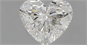 Natural Diamond 0.49 Carats, Heart with  Cut, I Color, VVS1 Clarity and Certified by GIA