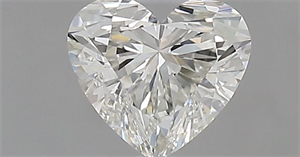 Picture of Natural Diamond 0.49 Carats, Heart with  Cut, I Color, VVS1 Clarity and Certified by GIA