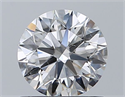 Natural Diamond 0.91 Carats, Round with Excellent Cut, E Color, SI1 Clarity and Certified by GIA
