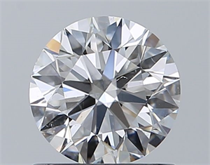 Picture of Natural Diamond 0.91 Carats, Round with Excellent Cut, E Color, SI1 Clarity and Certified by GIA