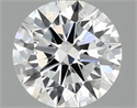 Lab Grown Diamond 1.07 Carats, Round with Ideal Cut, E Color, VVS2 Clarity and Certified by IGI