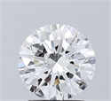 Del inventario de diamantes de laboratorio, 1.50 quilates, Redondo , Color D, claridad VVS2 y certificado IGI